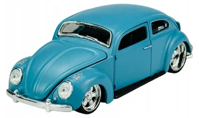 Produktbild von Maisto Design VW Volkswagen Beetle Modellauto Blau 1:24