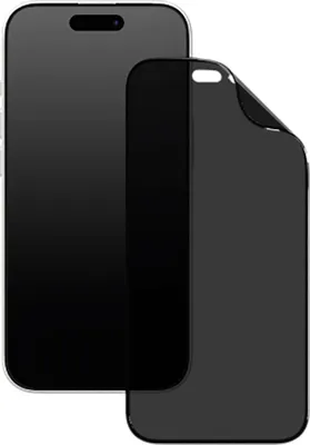 Produktbild von Rhinoshield, Weiches 3D Spionageschutzglas für iPhone 16 Plus, Schwarz transparent