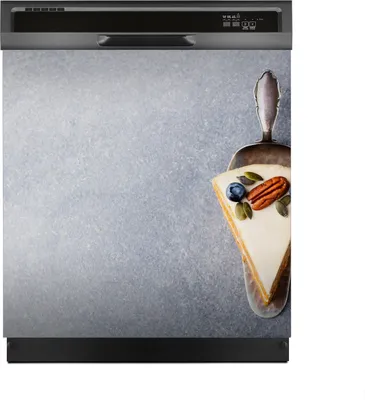 Produktbild von Aufkleber sticker 60x60 cm Dekorative folie Spülmaschine - Karottenkuchen mit Blaubeere