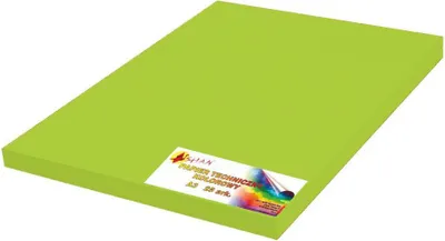 Produktbild von Technisches Farbpapier A3 grasgrün 25 Blatt