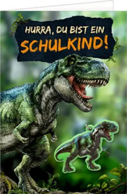 Produktbild von Grußkarte - Hurra, du bist ein Schulkind!
