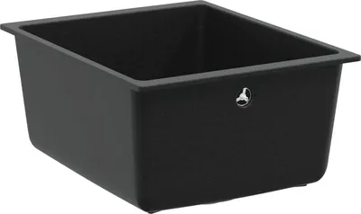 Obrázek produktu pro Dřez Černá 370 x 460 mm 80% Křemenné a 20% Pryskyřice
