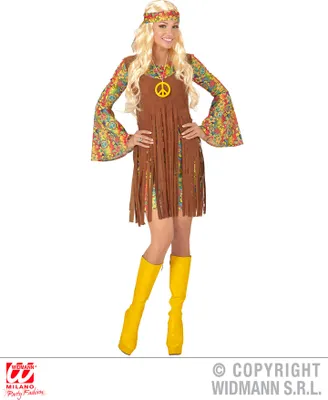 Immagine prodotto di Abito da ragazza hippie con gilet, taglia:S