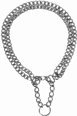Produktbild von TRIXIE Zug-Stopp-Kettenhalsband, 2-reihig - diverse - 60 cm/2,5 mm