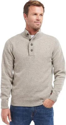 Produktbild von Beiger Barbour-Pullover Stehkragen Wolle