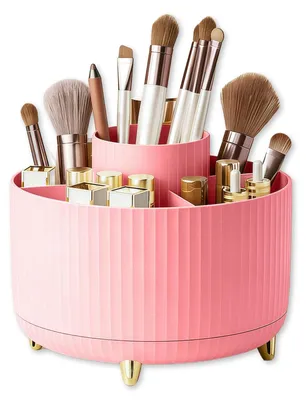 Immagine prodotto di Omgoods - Organizer rotante a 360° per trucchi - 5 scomparti per cosmetici