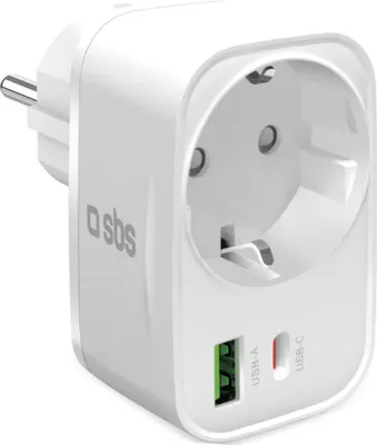 Immagine prodotto di Caricabatterie multiplo 20W, bianco