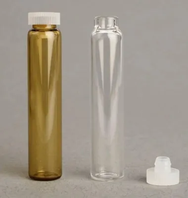Produktbild von Rollrandgläser 2,0g mit Stopfen | Braunglas & Klarglas 568 Stk. Braunglas