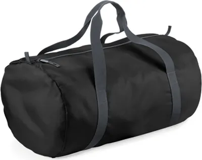 Image de BagBase BG150 | Sac en tonneau à emporter | 50 x 30 x 26 cm - Couleur : Noir - Taille : 50 x 30 x 26 cm
