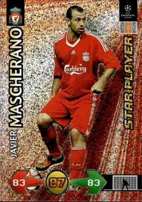 Image de 2009/10 Champions League Panini Card: Liverpool – Mascherano Star Player