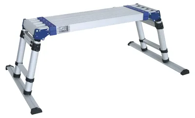 Alu-Arbeitspodest klappbar, 50-90 cm Höhe, 150 kg Traglast
