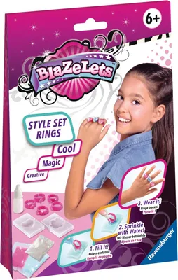 Produktbild von Ravensburger 18099 Blazelets Midi Style Set Rings