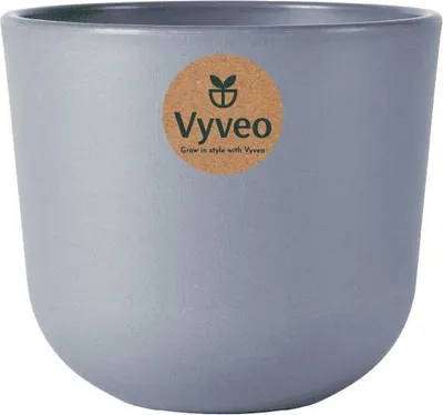 Immagine prodotto di Vyveo - Vaso da fiori Soren - Grigio scuro - 19x17