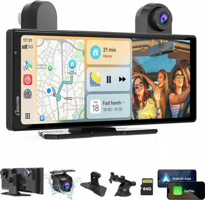 Zdjęcie produktu dla Carpuride W903S Kamery samochodowe Carplay/Android Auto 4K 1080p 2025