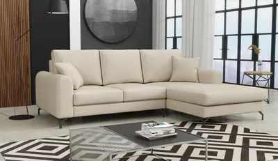 Produktbild von Emoebel24 Ecksofa L-form rechts 250x185x90 cm Nerin beige