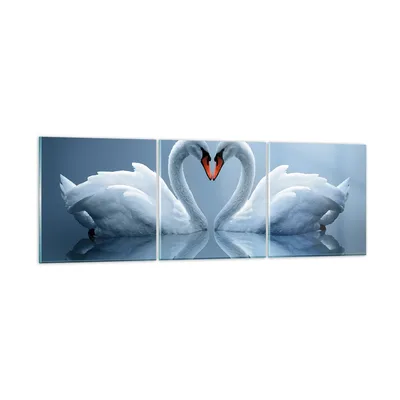 Produktbild von Bilder auf glas - Ladung Dampf Wasser - 120x40cm - Glasbilder - Wandbilder - Kunstdruck - zum Aufhängen bereit - Wanddekoration aus Glas - Glas Bilder - Wandbild auf Glas - 3 Teile - GCA120x40-3541