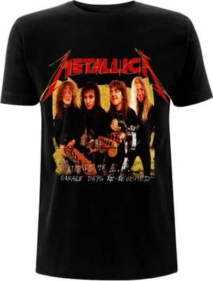 Zdjęcie produktu dla Metallica Garage Photo Yellow Black XL Koszulka