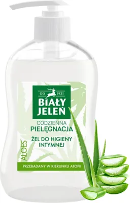 Zdjęcie produktu dla BIAŁY JELEŃ ŻEL do HIGIENY INTYMNEJ 500 ml ALOES Codzienna Pielęgnacja
