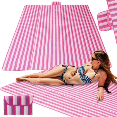 Zdjęcie produktu dla Kx4991_1 Mata Plazowa Koc Piknikowy Plazowy 200X2