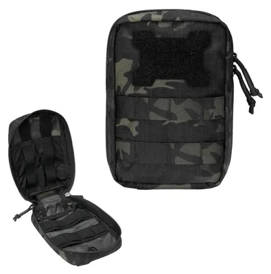 Productafbeelding van IFAK-tas, Molle-tas, EHBO-tas, leeg, camouflageprint, zwart