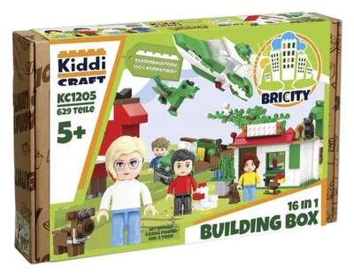 Obrázek produktu pro Kiddicraft KC1205, stavební sada "16 v 1"