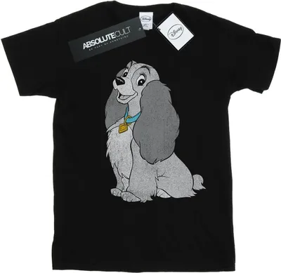 Produktbild von Disney - "Lady And The Tramp" T-Shirt für Damen BI16665 (XXL) (Schwarz)