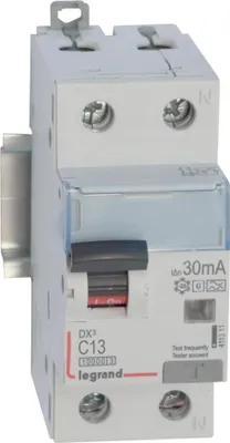 Produktbild von Legrand FI/LS-Schalter, Typ F/G, 10kA, C 13A, 1pol+N, 30mA, 2TE, 1 Stk.