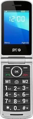 Produktbild von SPC Prince 4G, Klapphandy, Single SIM, 7,11 cm (2.8"), 0,3 MP, 1600 mAh, Schwarz, Silber
