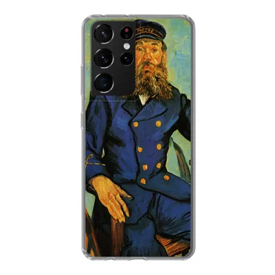 Produktbild von MuchoWow® Handyhülle Schutzhülle Hülle für Samsung Galaxy S21 Ultra Porträt von Joseph Roulin - Vincent van Gogh Silikon Softcase Handy Hülle - Mobiltelefon