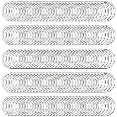 150 Metall-Schlüsselringe, 25 mm, für Schlüsselanhänger & Basteln