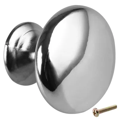 Obrázok produktu pre Nábytkové úchytky 30 mm, 20 ks, leštený chróm, strieborná, pre kuchynská skrinka