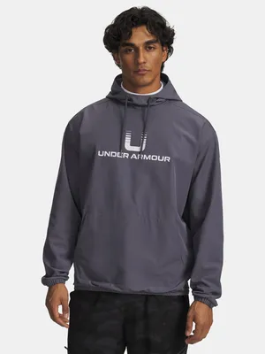 Produktbild von Under Armour UA Unstoppable Wvn Hoodie für Herren – Grau XL