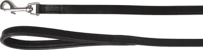 Produktbild von Flamingo Leine Arizona Leder schwarz, Maße: 130 cm / 15 mm