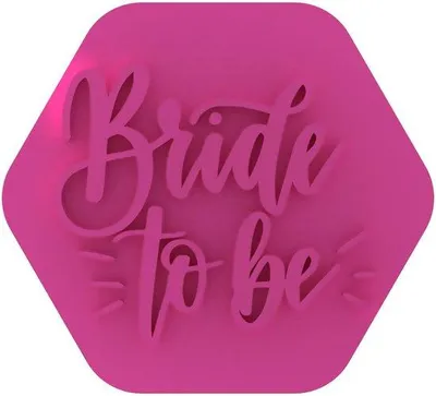 Produktbild von Rosa Fondant Stempel für Hochzeit