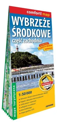 Produktbild von Wybrzeże Środkowe część zachodnia laminowana mapa turystyczna 1:50 000