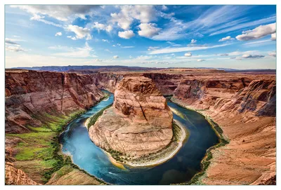 Produktbild von Wallario Küchenrückwand aus Glas, Größe: 90 x 60 cm, Motiv: Grand Canyon | Spritzschutz | abwischbar | pflegeleicht | in