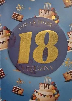 Produktbild von Geburtstagskarte „18“ für Männer – YEKU