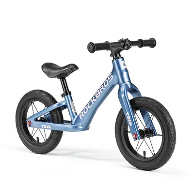 Image de ROCKBROS Roue d'enfant 12 pouces Balance Bike pour 2-6 ans sans pédales Bleu