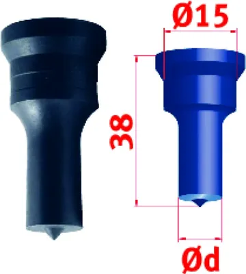 Produktbild von Metallkraft Rundstempel Nr.1 Ø 3,5 mm, 388933,5