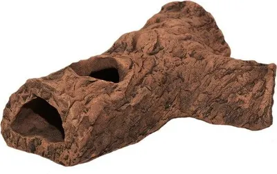 Productafbeelding van CeramicNature Keramische Y-log schuilplaats voor aquarium en terrarium Medium 20 x 14,5 x 6,5cm