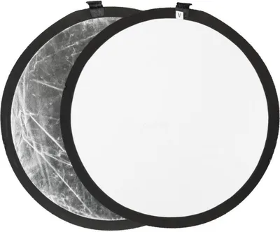 Obrázok produktu pre Skladací reflektor Quadralite 60 cm - strieborný/biely na všestranný odraz svetla