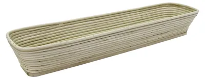 Image de Moule à pain / panier de fermentation long  650 x 160 mm - fond en bois