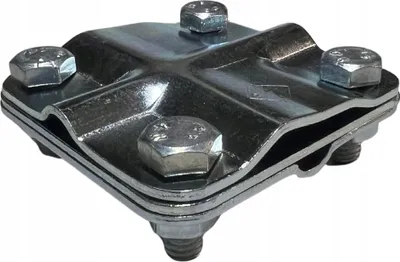 Obrázok produktu pre Kontrolný a merací konektor ochrany pred bleskom, pozinkovaná oceľ, 4XM8 s-40