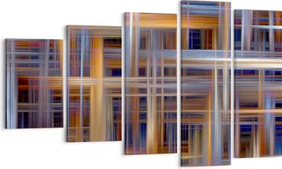 Produktbild von Bild auf Leinwand - Leinwandbild - Abstraktion modern - 100x60cm - Wand Bild - Wanddeko - Leinwanddruck - Bilder - Kunstdruck - Wanddekoration - Leinwand bilder - Wandkunst - EG100x60-3430