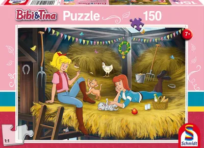 Produktbild von Puzzle 150T. B&T Auf dem Heuboden