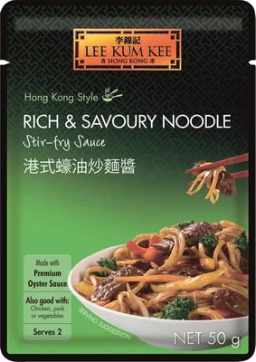 Produktbild von [ 50g ] Lee Kum Kee Schmackhafte & Würzige Sauce zum Braten / Hong Kong Style / Saucenbeutel