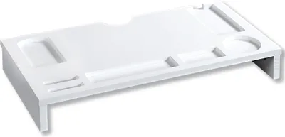 Produktbild von KESPER Monitorständer weiß, 60 x 30 x 8,5 cm, 5882113