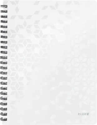 Immagine prodotto di LEITZ blocco universitario WOW A4 PPEinband a scacchi bianco spiralato