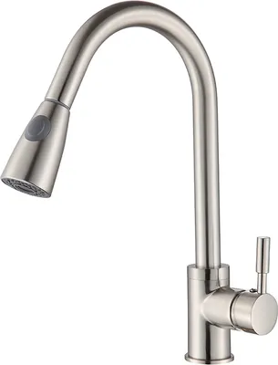 Produktbild von Küchenarmatur Ausziehbar Wasserhahn Küche Armatur Küche 360° Drehbar Wasserhahn Küche SUS304 Küchenwasserhahn