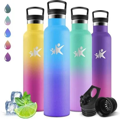Productafbeelding van 1000 ml Thermosfles voor Kinderen - BPA Vrij en Lekvrij